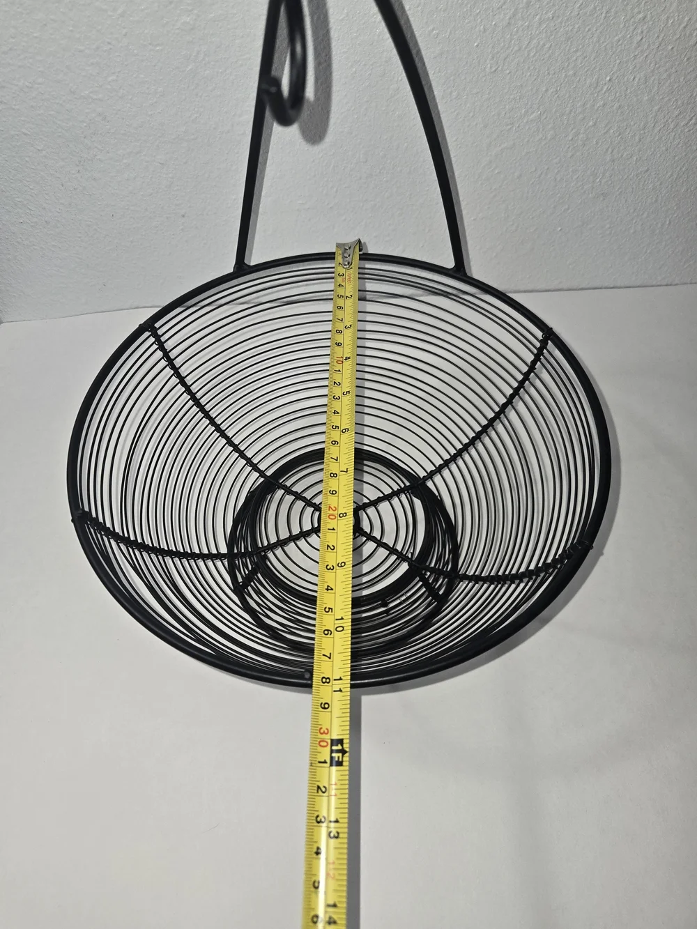 Black Wire Fruit Basket with Hanging Hook - Home Accents
